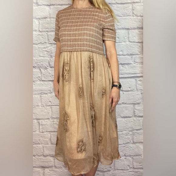 Hidden Alley bohemian midi dress - Picture 1 of 9